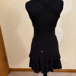 New Year, New You! Lululemon Athletica Black Ruffle Skort